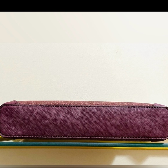 NWT Kate Spade Glitter Deep Berry Crossbody - Picture 6 of 8